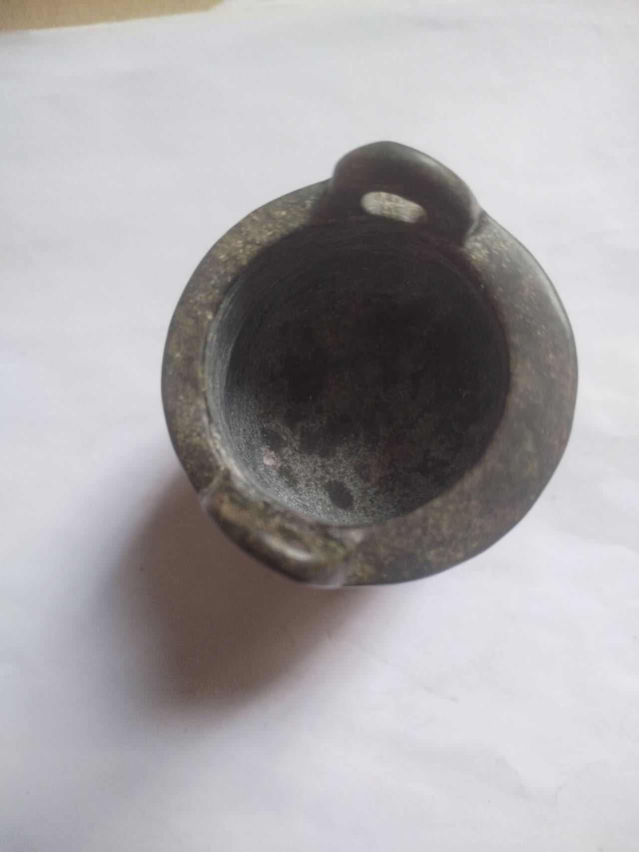 综合 老古玉三脚鼎。