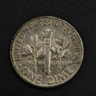 【淘币小摊】限时拍第八百一十二拍  小银币场  满百包邮可预留两周  周一统一发货  - 美国1952年罗斯福10分银币