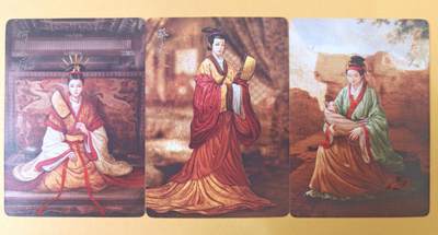 趣卡卡拍No.19期（无佣金免手续费，分享成交有奖） - 【普卡】焱卡文化 燎原三国 黄子鉴三国 蔡夫人+糜夫人+何皇后 普卡3张