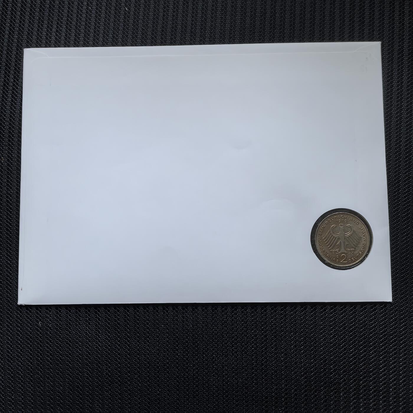 道一币馆币章第一百五十六场 邮币封 德国1978年2马克硬币