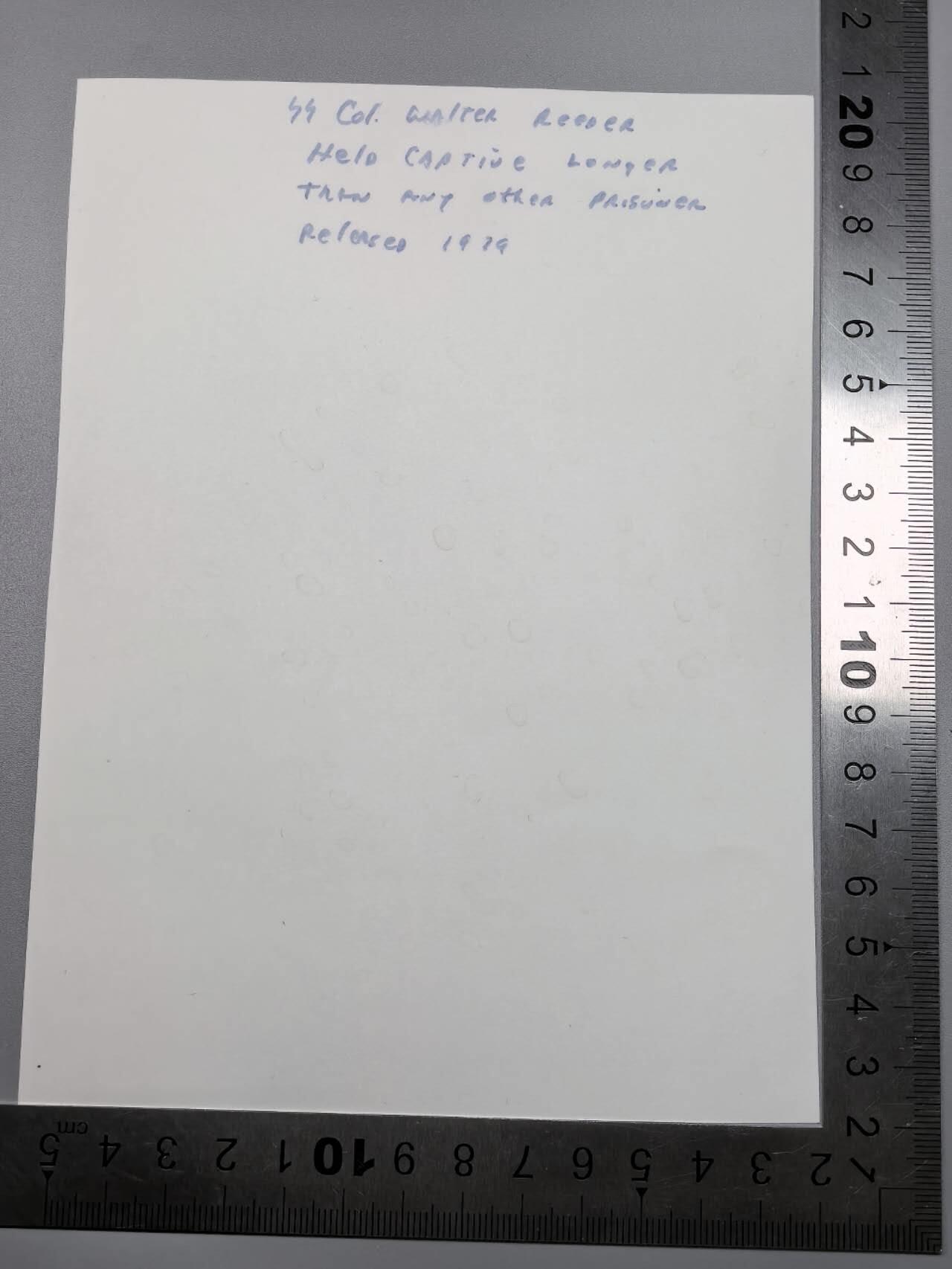 小驴勋章奖章收藏11月29日周六晚六点拍卖（珍爱和平，收藏战争，铭记历史，勿忘国耻，忠党爱国。有偿代拍，送拍规则在简介最后，参拍须阅读规则后再参拍，关系到运费包装发货时效真假辨别等关键信息，拍卖时不再发原图，看大图店主微信码在拍卖店铺介绍里） 最后释放的战犯、骑士铁十字勋章获得者，党卫军少校walter reder沃尔特·雷德（1915年2月4日-1991年4月26日）战后稀有签名照。