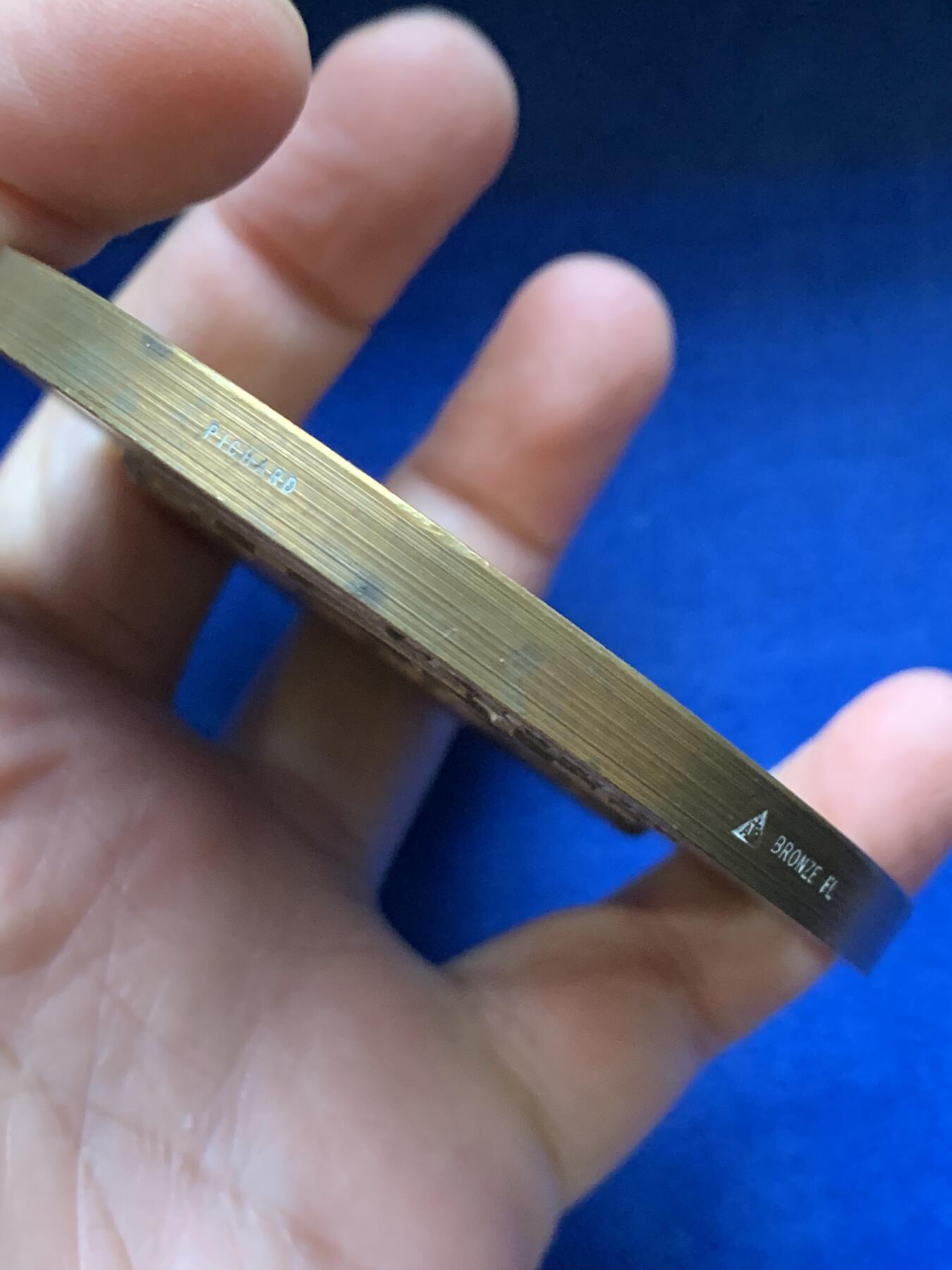 《竞宝斋》第443场 周日，周一，2场连拍 （全场包邮） 法国南特大学区区长大铜章 直径79.5mm 重量274.8g