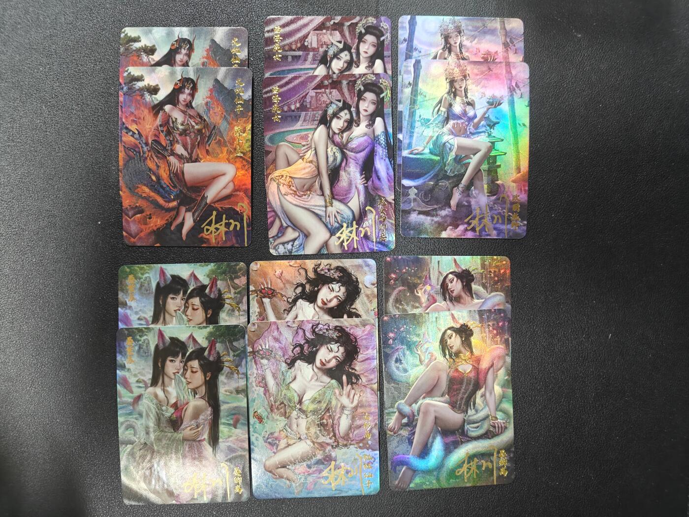 天玑星卡拍第144期《12.1周一截拍》持续收拍收评中 满赠卡需备注 【亲签卡】卡卡有趣 上古十大女妖 淳于昱 雨师妾 欧丽丝野 晏紫苏·晏卿离 虹虹仙子 晏卿离 粗彩 十二张