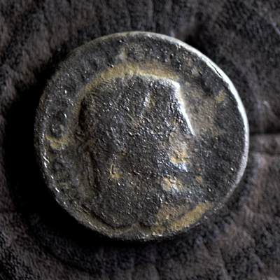 【良泉】【元旦直播场】1月1日晚19.30点开拍！208组西方古代钱币、日本朝鲜花钱 - 公元307-310年【古罗马】伽列里乌斯“精力之神”洗银富力大铜币，8.95克