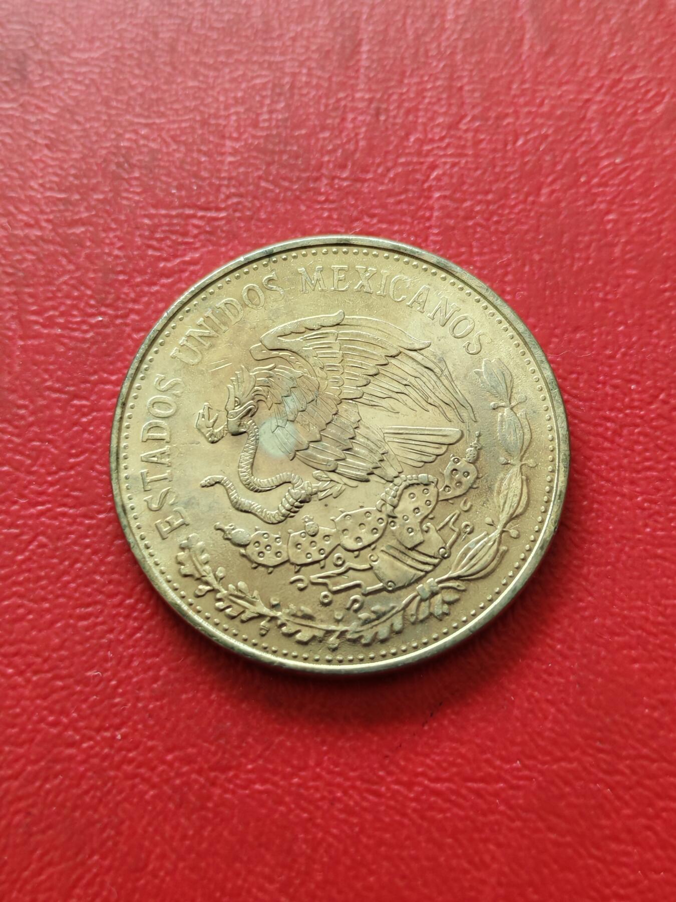 【云涧收藏】第八十一场 墨西哥1984年20比索，BU