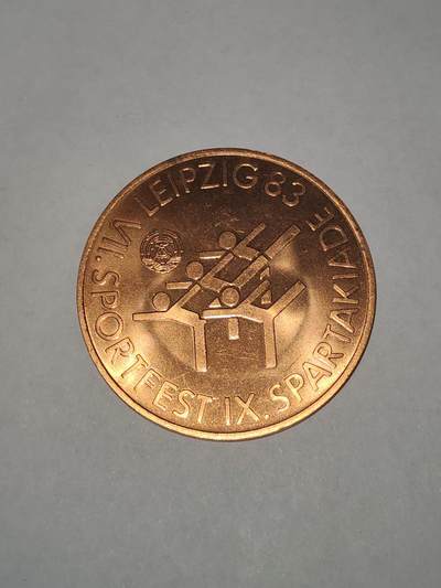 韵星假日拍卖第三十一期 -- Rimey Holidays Auction 31 - 民主德国dtsb准军事组织斯巴达克运动会莱比锡83奖章