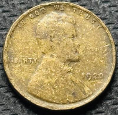 文馨钱币收藏第 284 场，【 长期接收代拍品】老藏家拍品南朝鲜李承晚时期货币，泰国大型纪念币，土耳其各时期及各国套币场 - 少见年份 1920 年美国林肯麦穗版 1 分