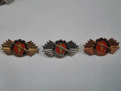 韵星假日拍卖第三十一期 -- Rimey Holidays Auction 31 - 民主德国金银铜级体育与技术协会射击技能证章