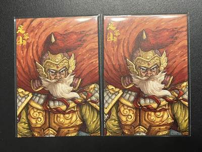 卡牌杂货铺专场拍卖第一场 11.29周六晚10:00截拍 - 【裸卡】小花瓣 定军山 黄忠 普卡2张