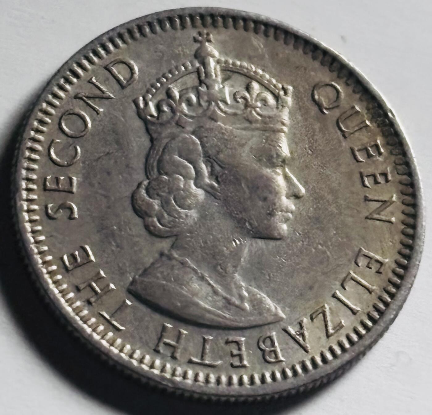 文馨钱币收藏第 284 场，【 长期接收代拍品】老藏家拍品南朝鲜李承晚时期货币，泰国大型纪念币，土耳其各时期及各国套币场 少见好品 1961 年英属马来亚和婆罗洲 10 分 H版，关门版