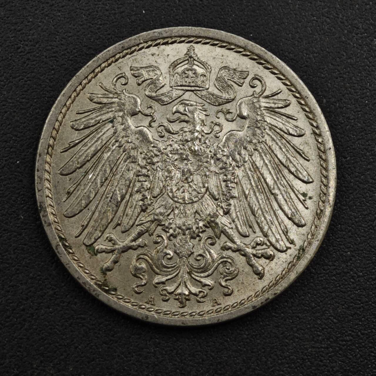 【淘币小摊】实时拍第八百一十三拍   散币场   满百包邮可预留二周 每周一统一发货   德国1911年10芬妮镍币