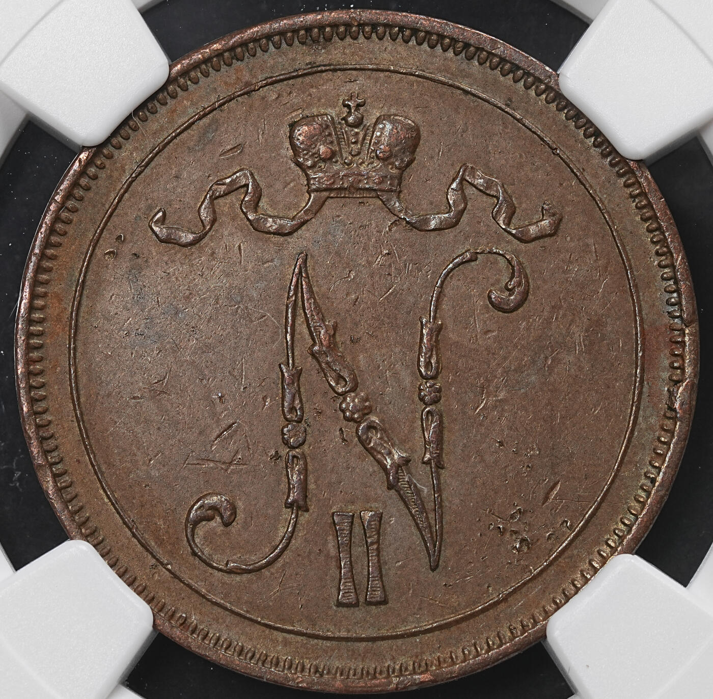 修遠堂世界钱币第九十五期 NGC评级 世界钱币4枚 一银合金三铜 含少见的香港一文