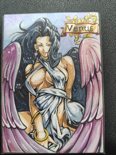 天玑星卡拍第144期《12.1周一截拍》持续收拍收评中 满赠卡需备注 - 【手绘卡】Rubick 美神 维纳斯 手绘卡