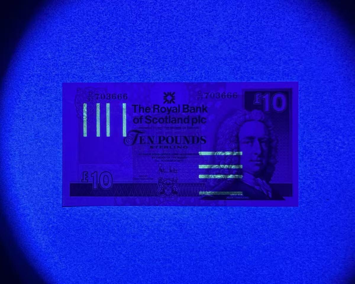 【Blue Auction】世界纸币精拍第757期——18级TOP拍卖/信誉/品质/专业/高效💫 【666豹子号】苏格兰 2010年10镑 全新UNC