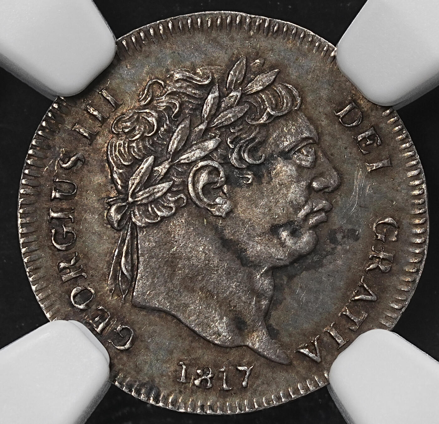 修遠堂世界钱币第九十五期 NGC MS62 1817年英国2便士濯足银币