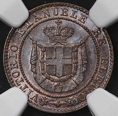 修遠堂世界钱币第九十五期 - NGC MS64BN 1859年托斯卡纳1分铜币