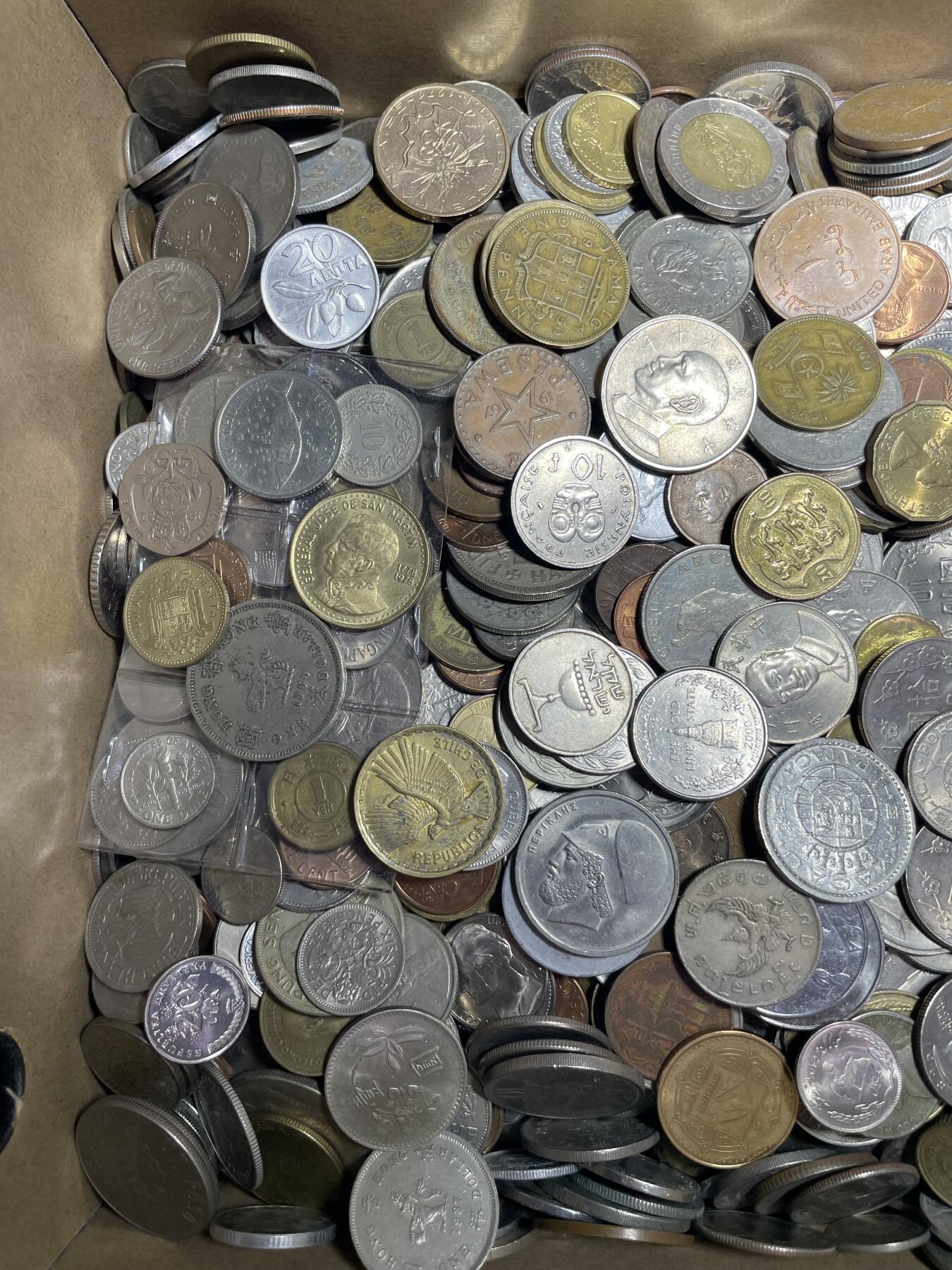 回流1130 各国硬币16斤（无日本币）品佳