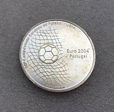 世界钱币专场拍卖 每周二开拍 - 原光华葡萄牙欧洲足球杯1000埃斯库多大银币 27克