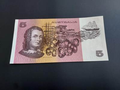 博彦收藏   12月8日 8点 钱币专场 - 澳洲 旧版5元 UNC 