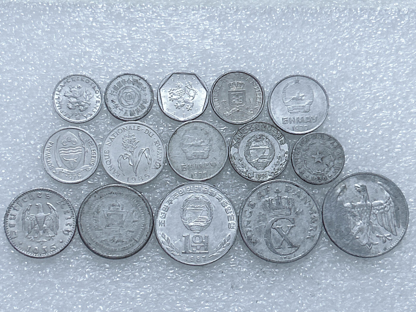 第一海外回流一元起拍收藏 散集专场  第274期 铝币一组 15枚