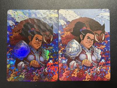 卡牌杂货铺专场拍卖第一场 11.29周六晚10:00截拍 - 【裸卡】小花瓣 室火猪 彩闪+普卡2张