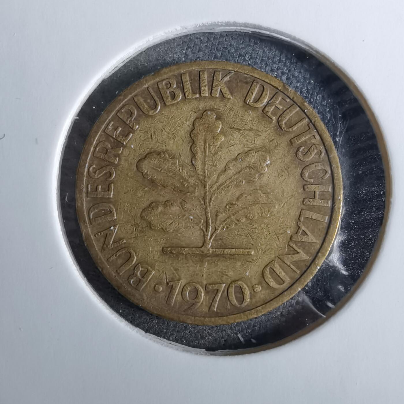 沼泽如烟--第918场 德国1970年5芬尼