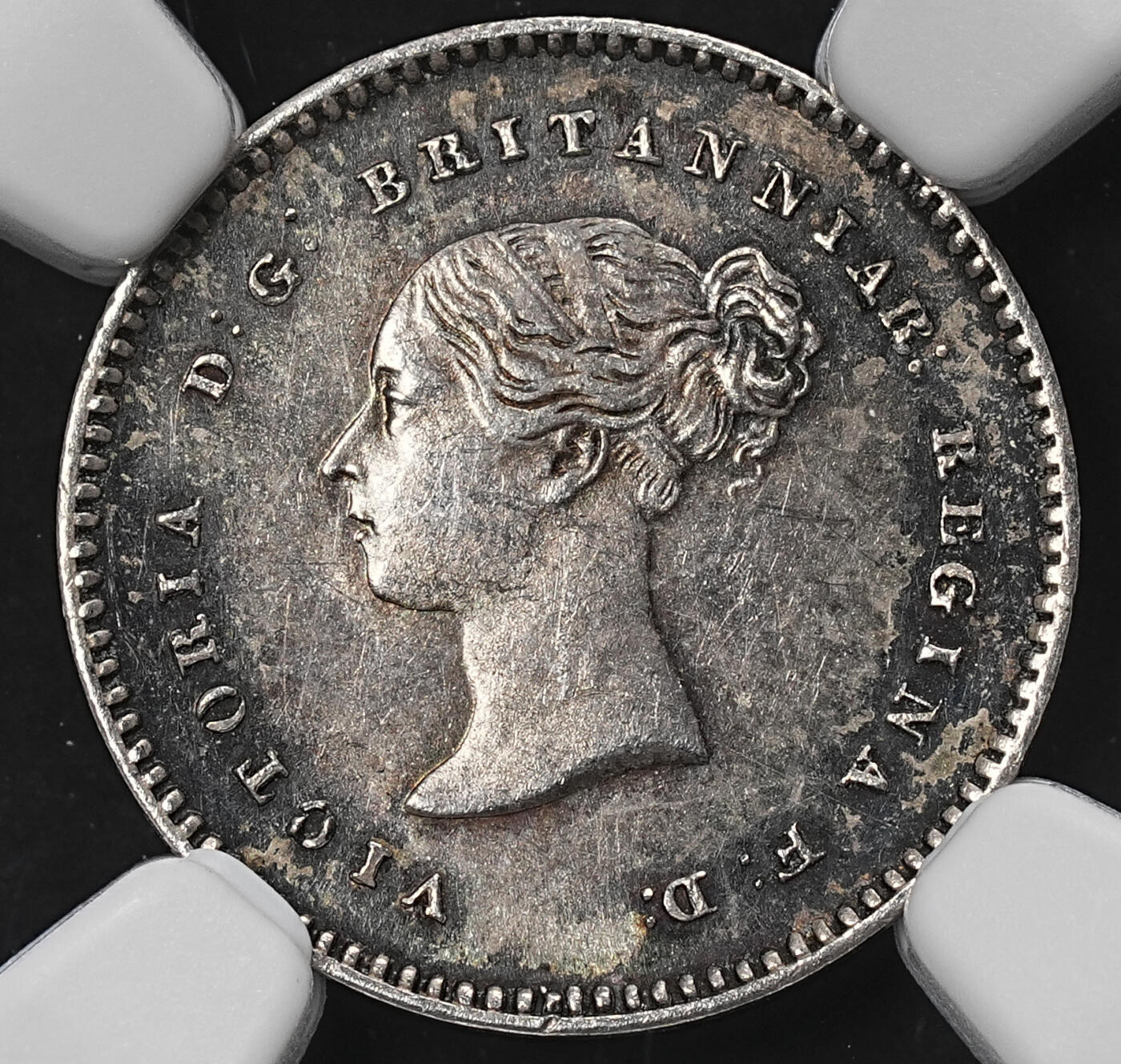 修遠堂世界钱币第九十五期 NGC MS62 1875年英国2便士濯足银币