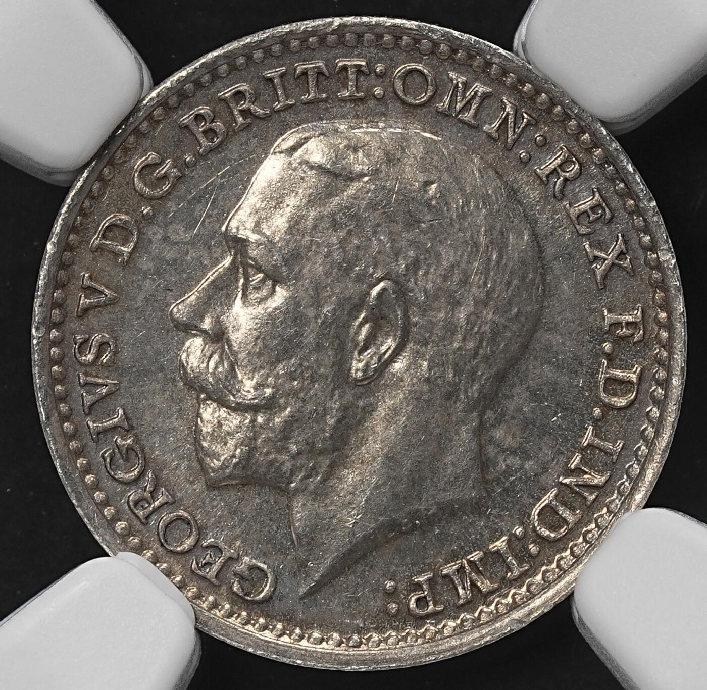 修遠堂世界钱币第九十五期 NGC MS65 1925年英国2便士濯足银币