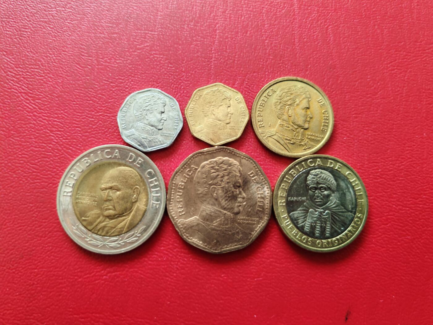 【云涧收藏】第八十一场 智利1～500比索套币