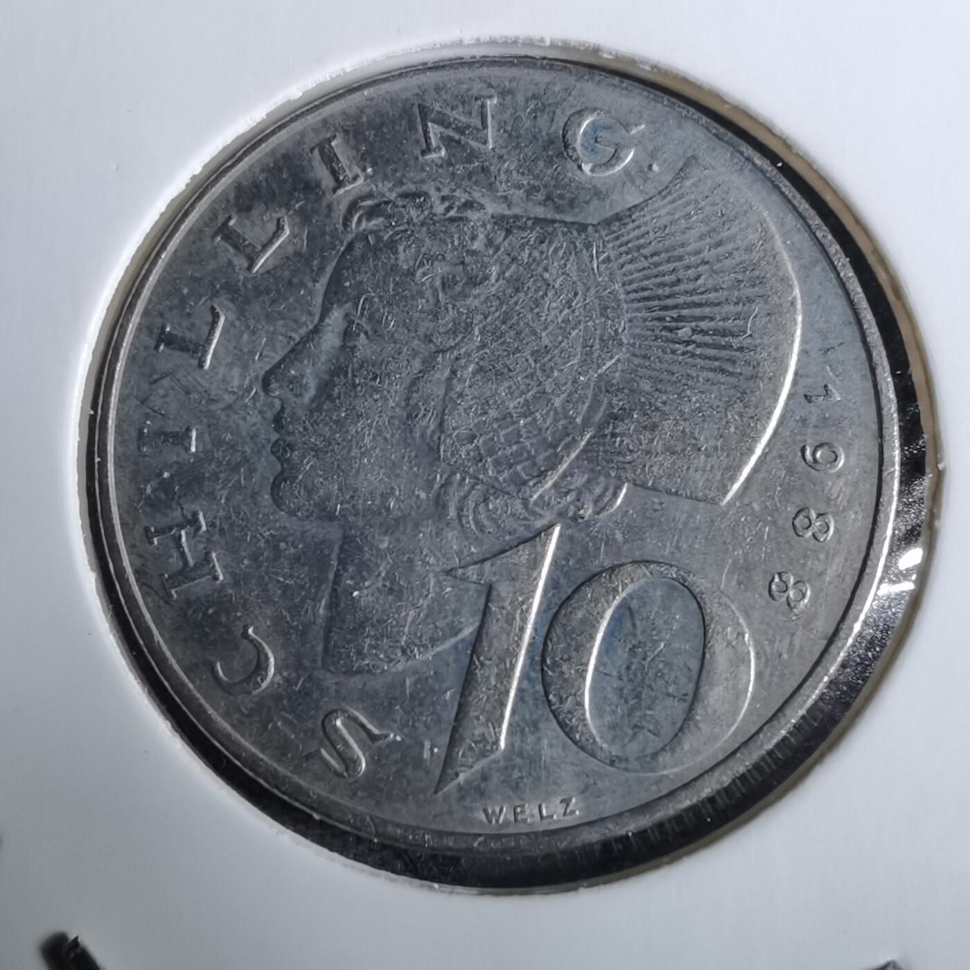 沼泽如烟--第918场 奥地利1988年10先令