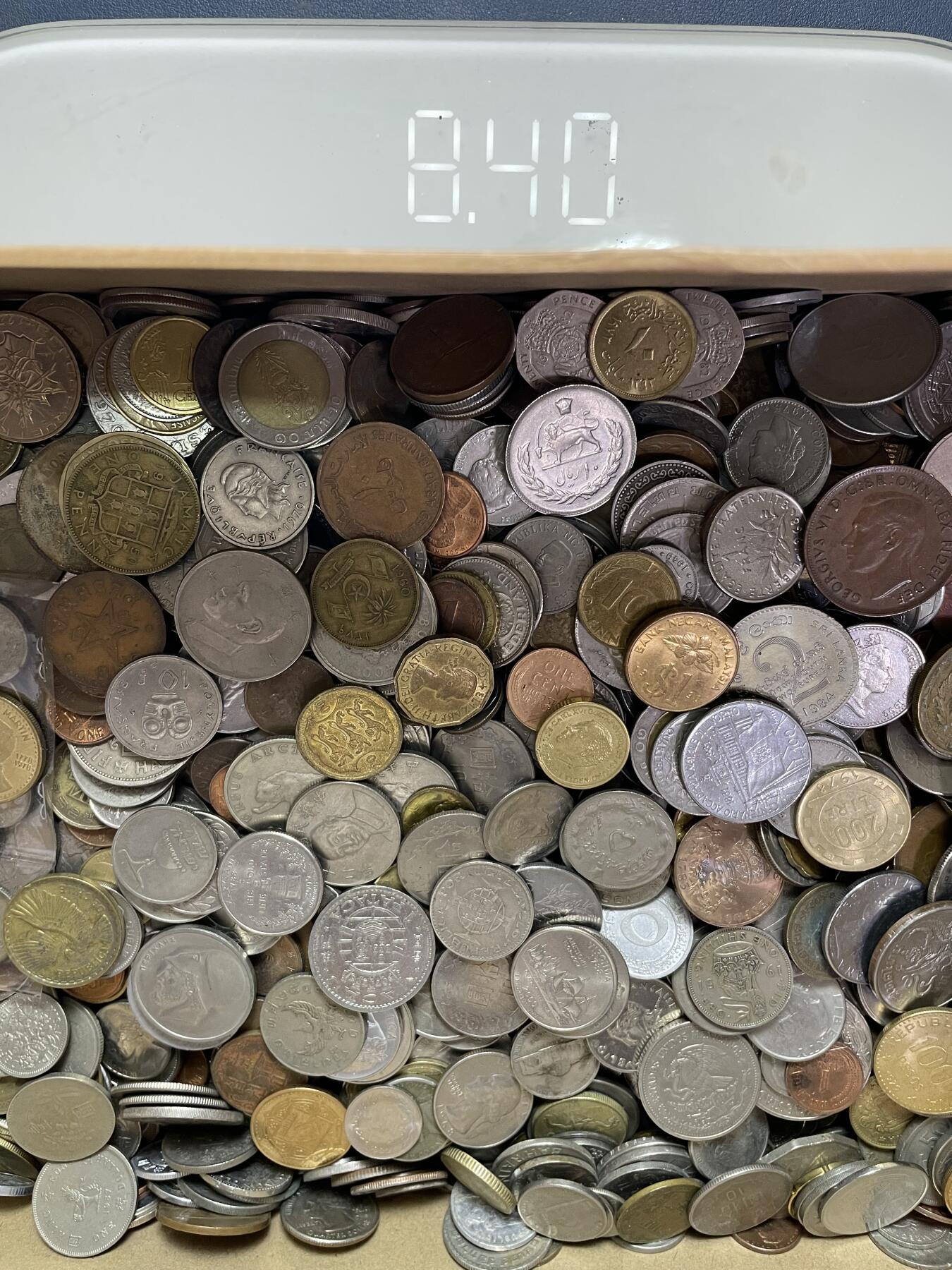 回流1130 各国硬币16斤（无日本币）品佳