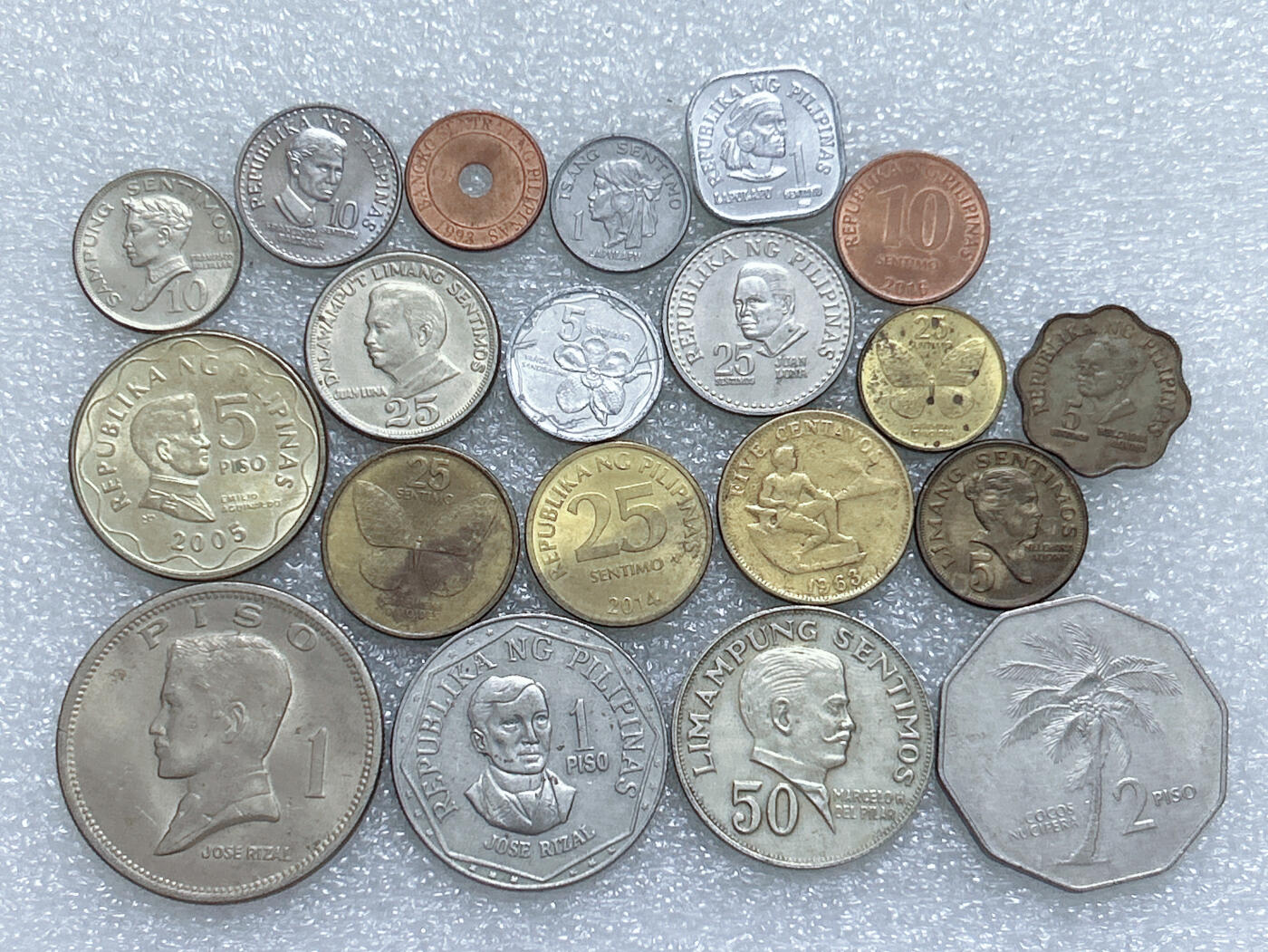 第一海外回流一元起拍收藏 散集专场  第274期 菲律宾硬币 20枚 无重复