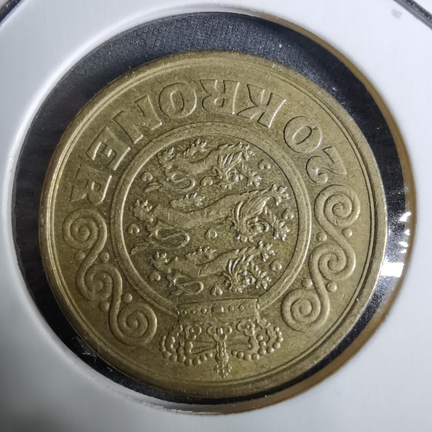 沼泽如烟--第918场 丹麦1990年20克朗