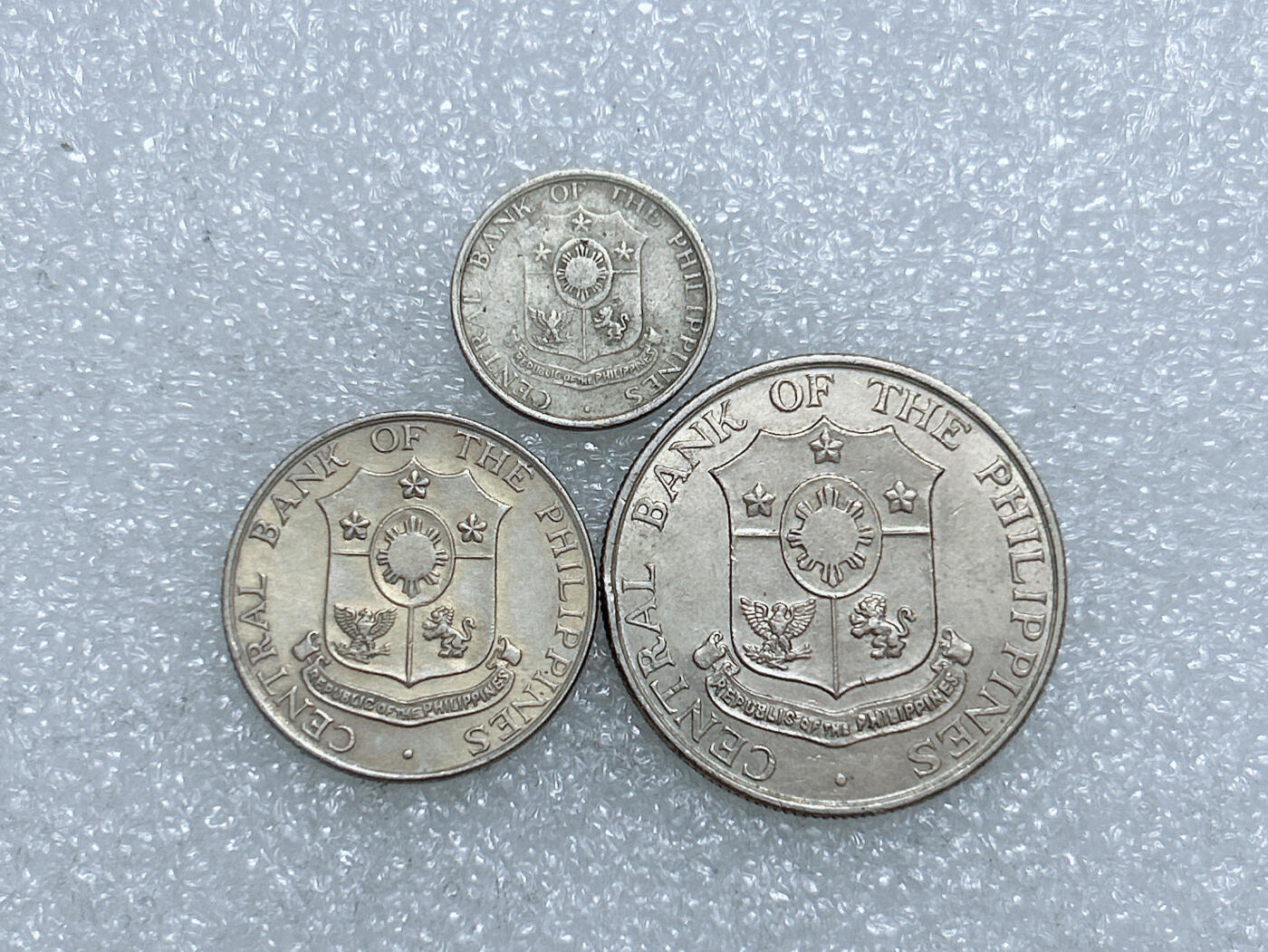 第一海外回流一元起拍收藏 散集专场  第274期 菲律宾火山女神版10-50分硬币 3枚