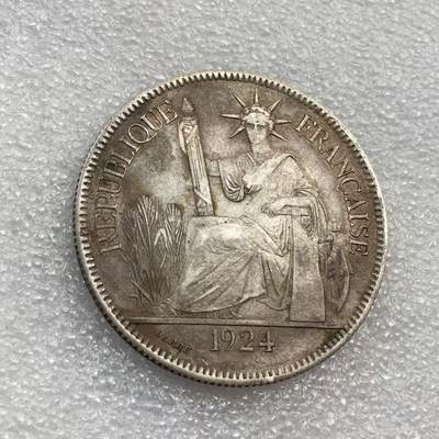 世界钱币专场拍卖 每周二开拍 - 1924年坐洋女神一元流通银币