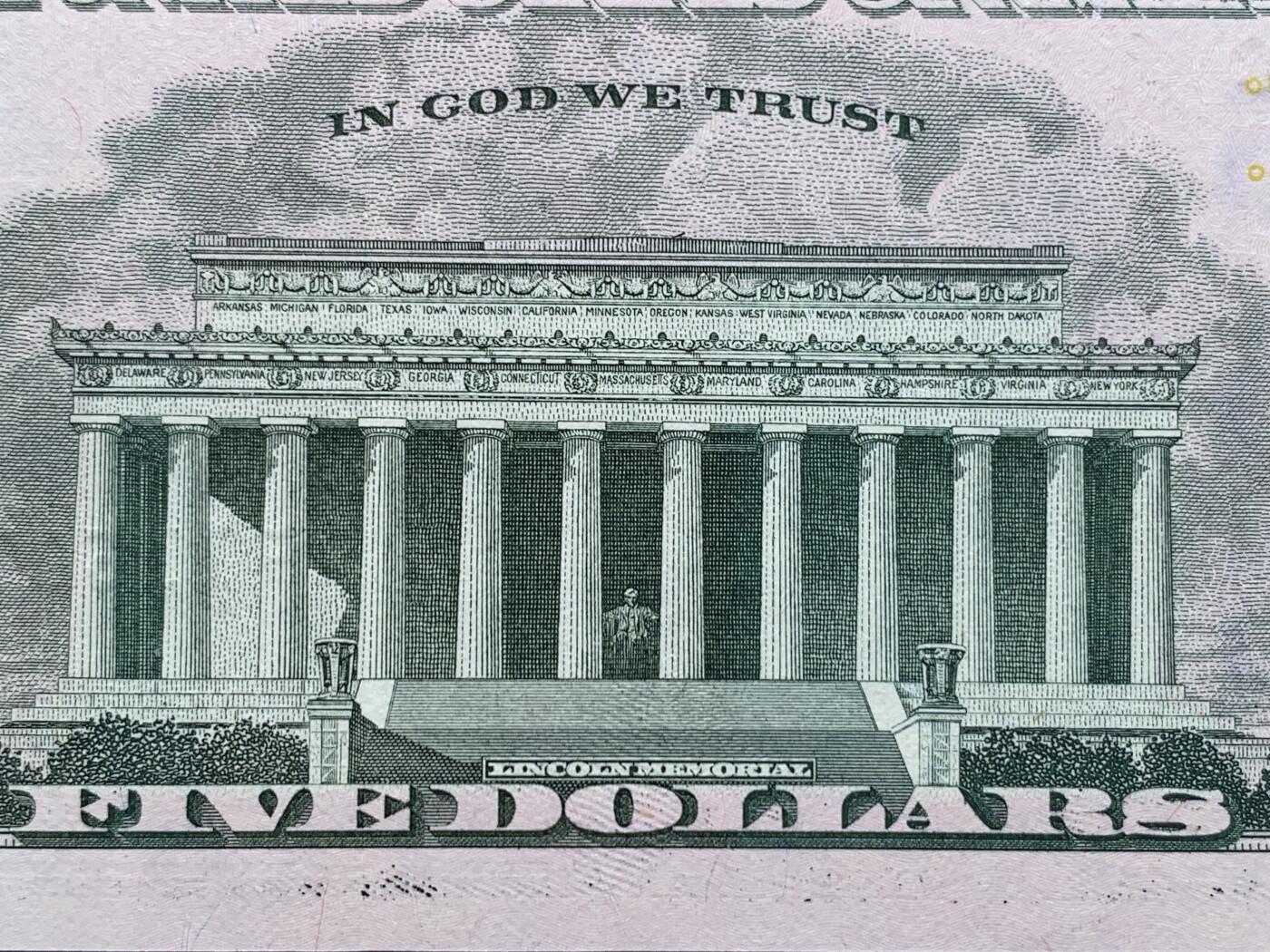 《竞宝斋》第443场 周日，周一，2场连拍 （全场包邮） ACG 67EPQ 美国 2017年5美元