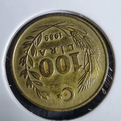 沼泽如烟--第918场 - 土耳其1989年100里拉