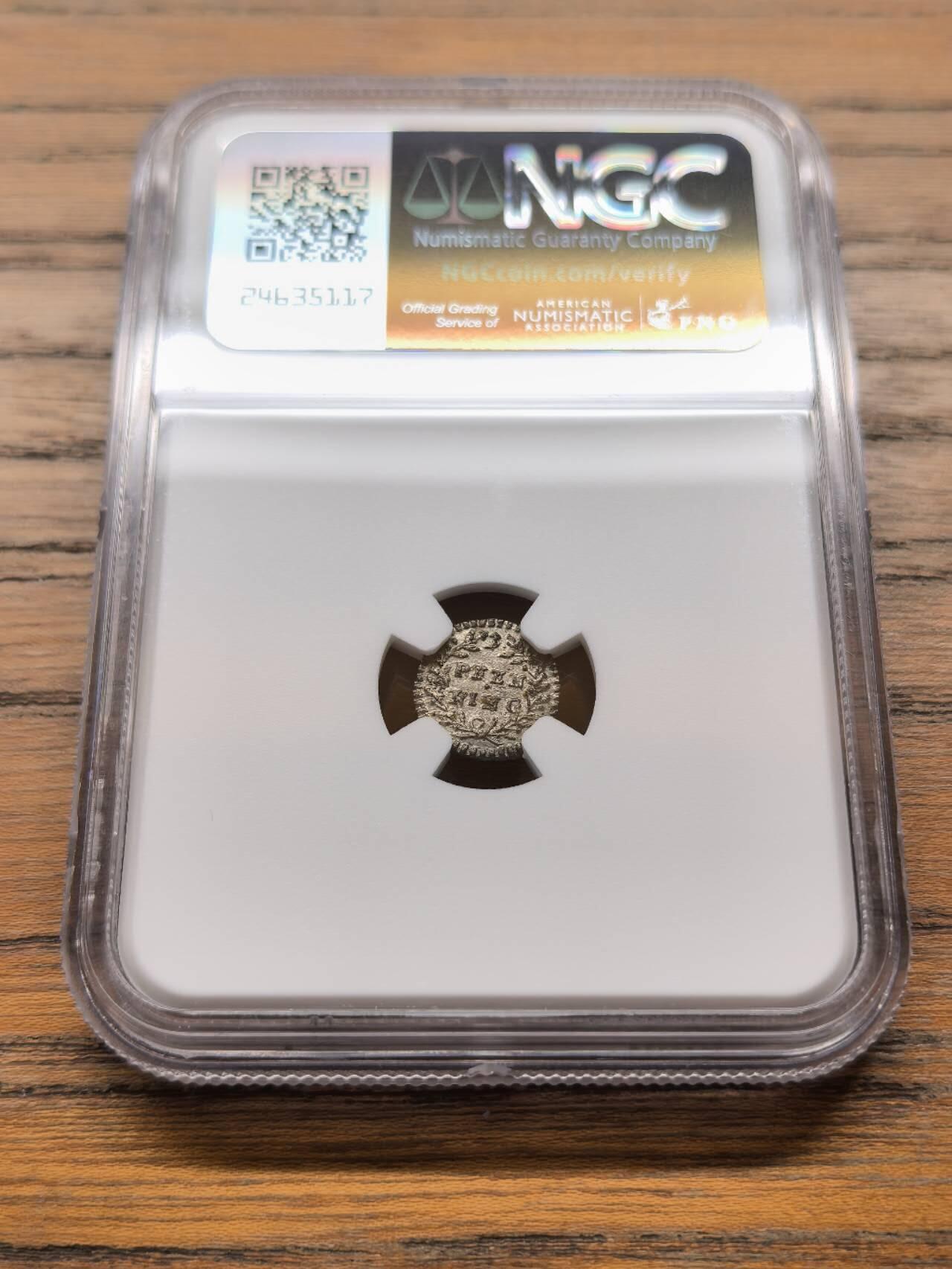 纫秋兰以为佩·凡希社微拍感恩专场 1785神罗雷根斯堡自由市银芬尼NGC-MS65，高分收藏级，罕见品质！