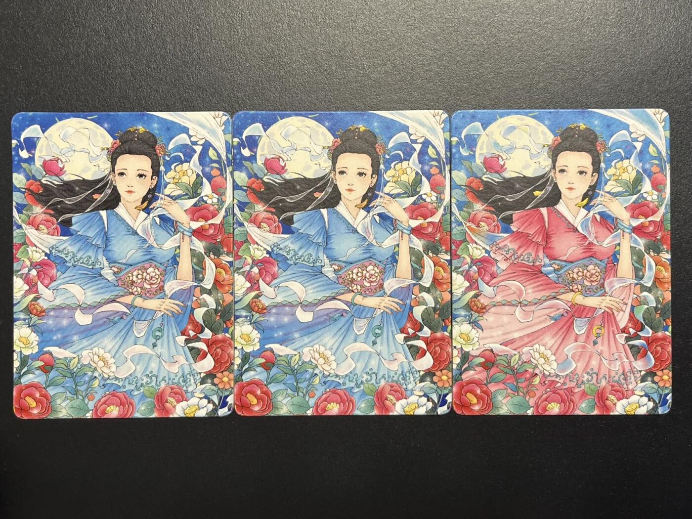 卡牌杂货铺专场拍卖第一场 11.29周六晚10:00截拍 【裸卡】小花瓣 大乔 普卡3张