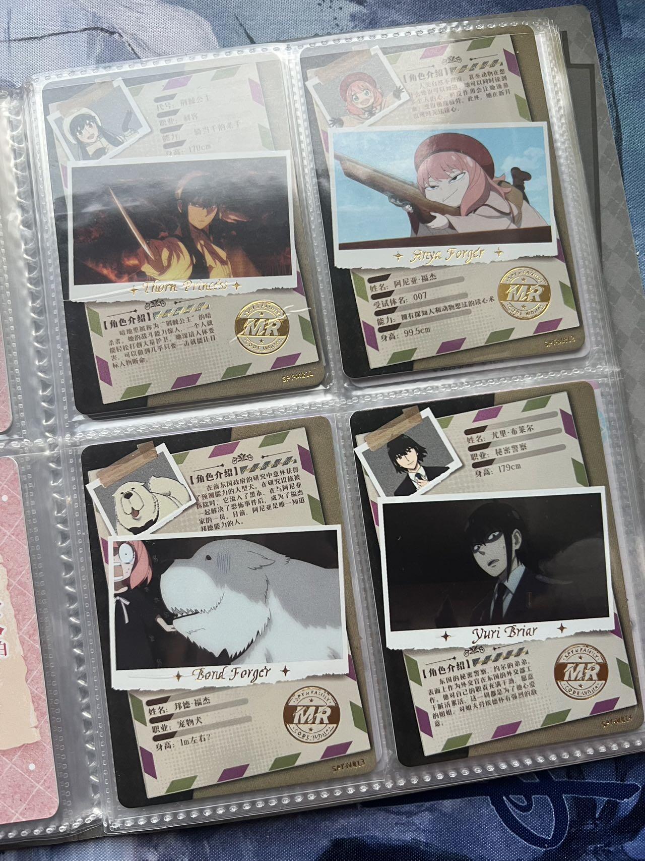 【随心含颖卡拍51期】卡游/集卡社/卡卡沃 抽卡机专场拍卖【无佣金】 【卡册】间谍过家家+三丽鸥 一本80张