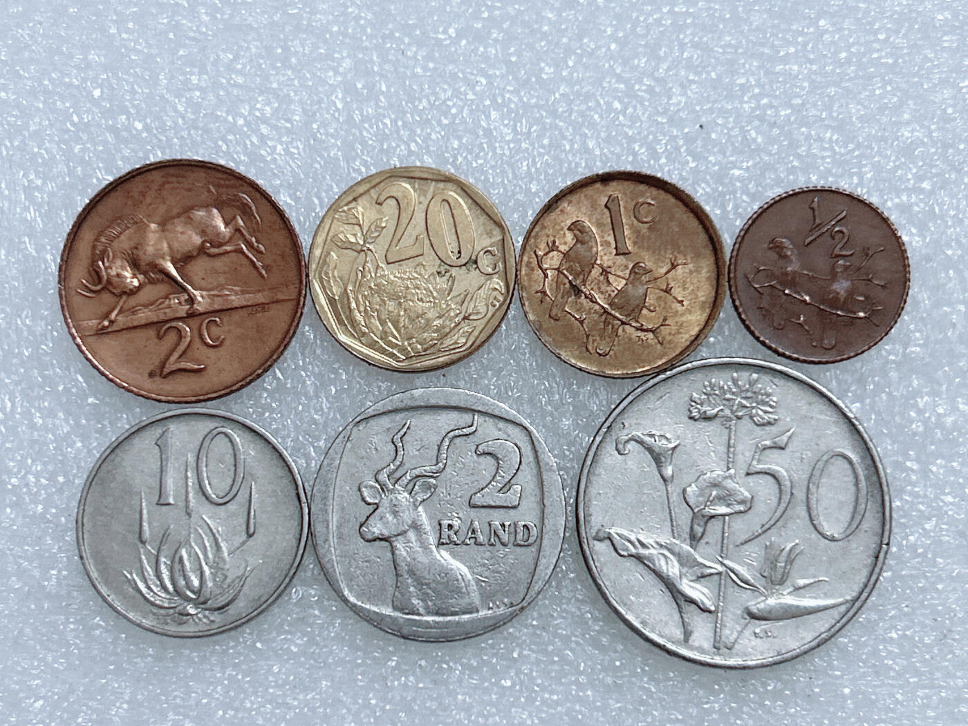 第一海外回流一元起拍收藏 散集专场  第274期 南非硬币 7枚