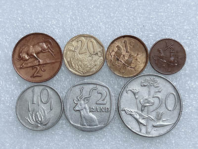 第一海外回流一元起拍收藏 散集专场  第274期 - 南非硬币 7枚