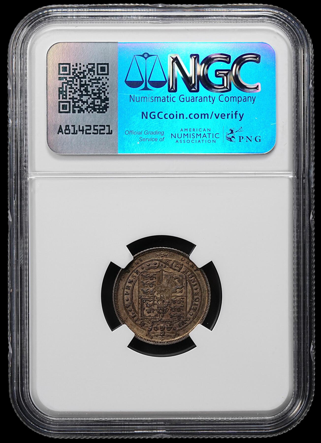 修遠堂世界钱币第九十五期 NGC MS62 1825年英国6便士银币 稀少品种