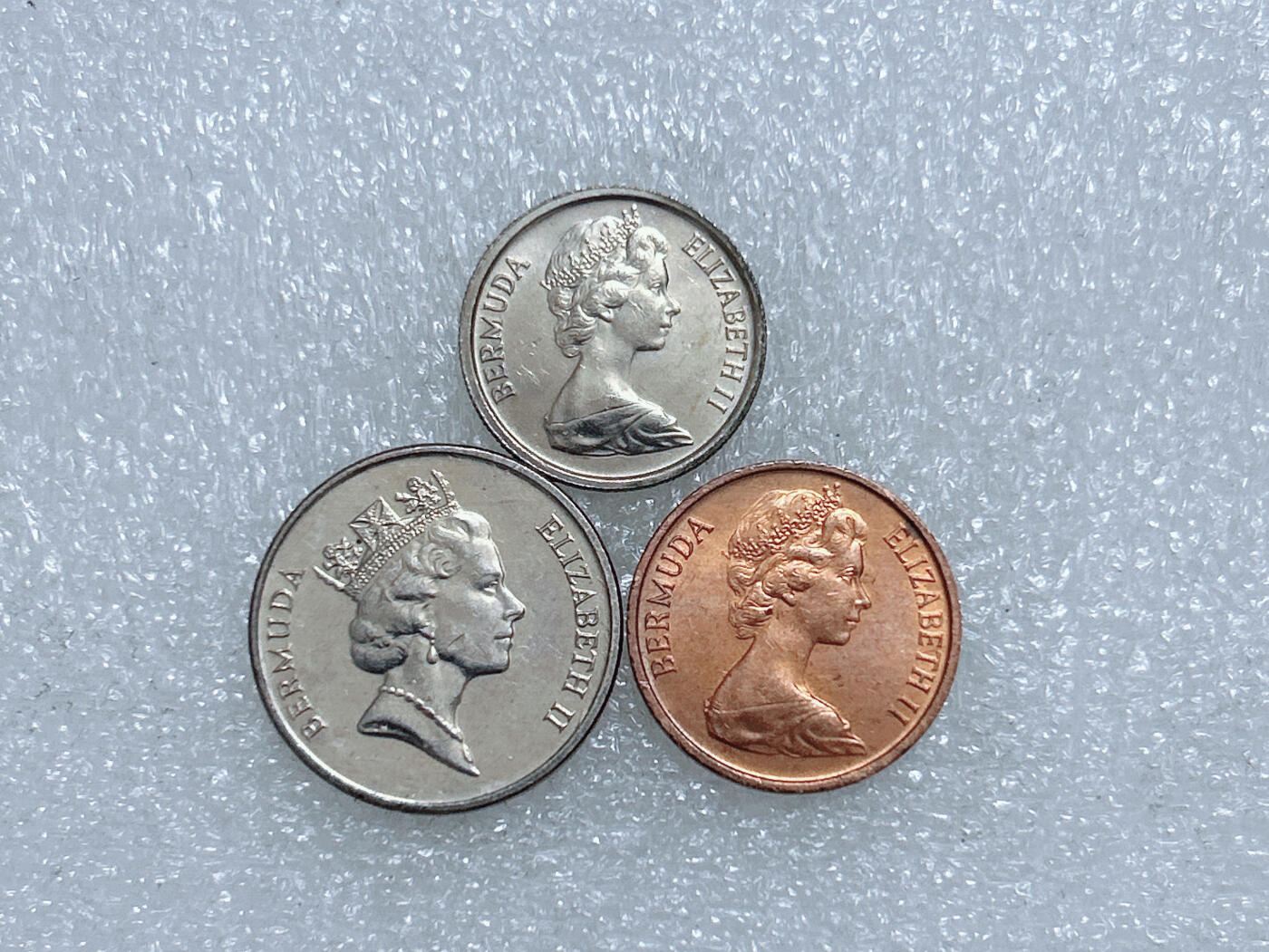第一海外回流一元起拍收藏 散集专场  第274期 百慕大硬币 3枚 原光美品