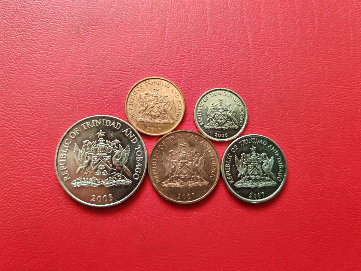 【云涧收藏】第八十一场 特立尼达和多巴哥5枚