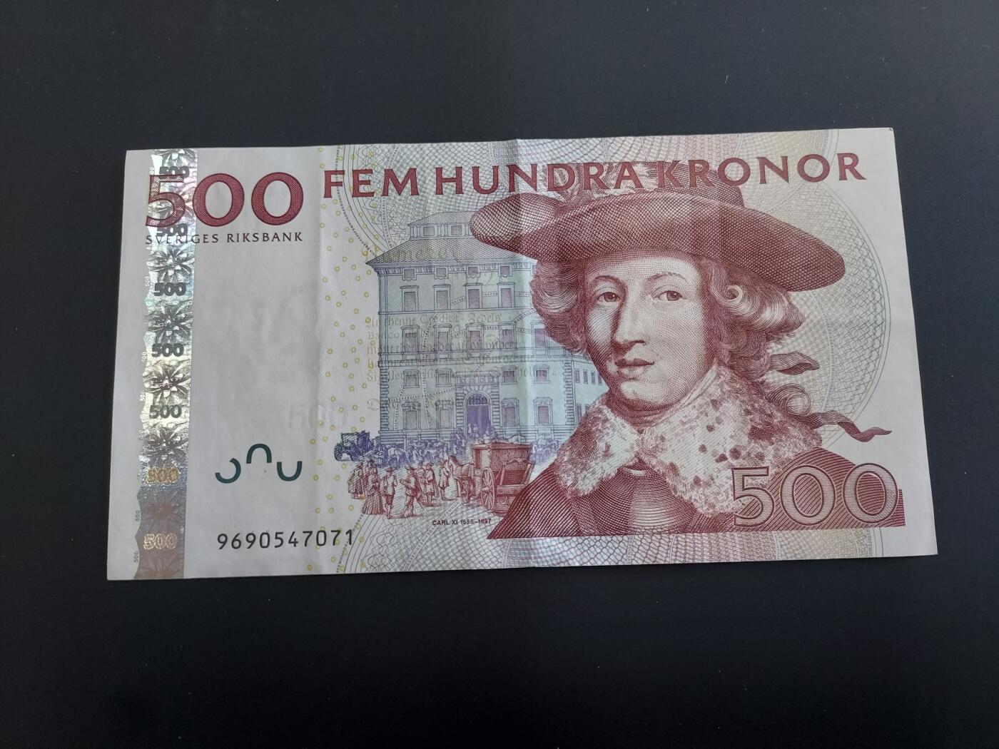 博彦收藏   12月8日 8点 钱币专场 瑞典 500克朗 85品