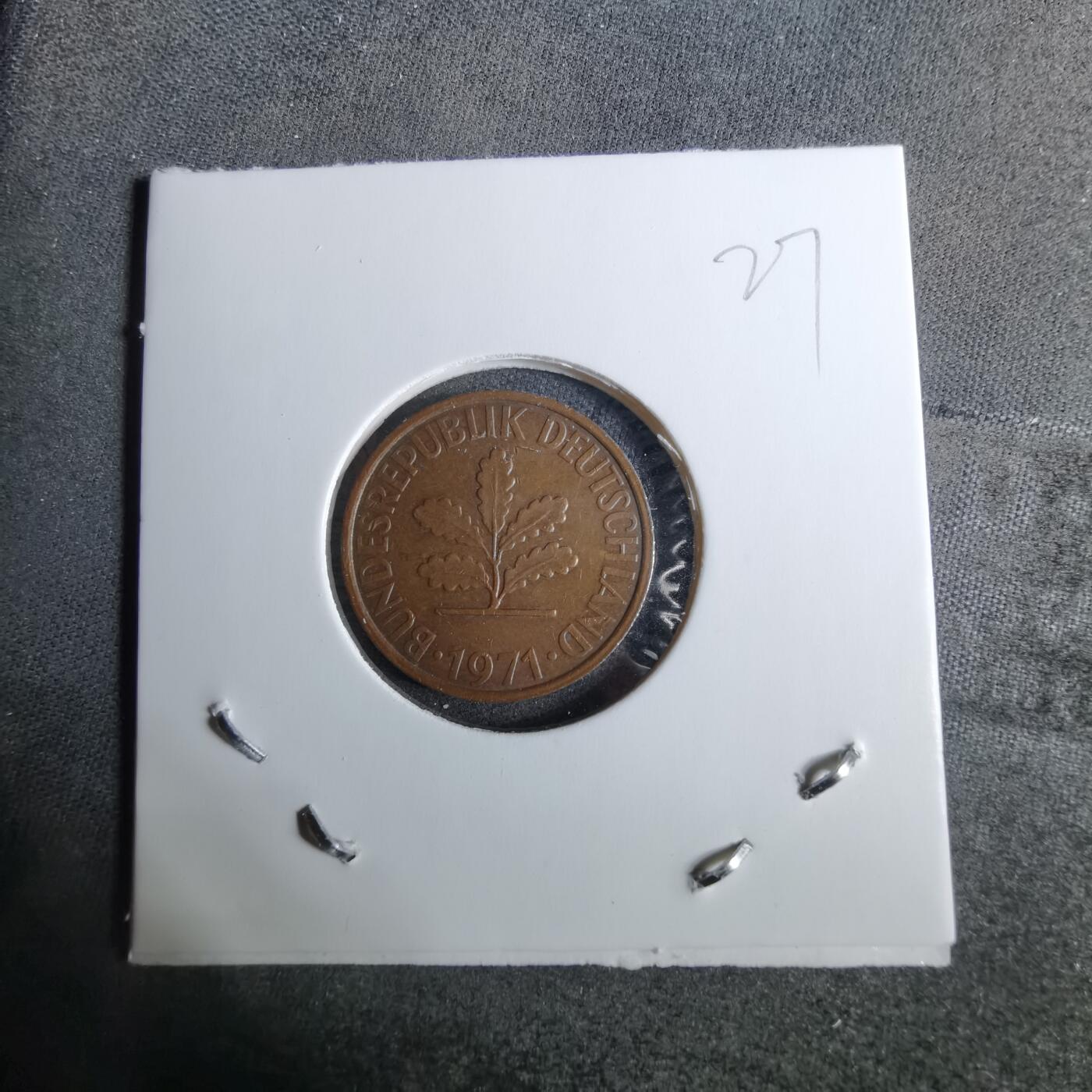 沼泽如烟--第918场 德国1971年2芬尼