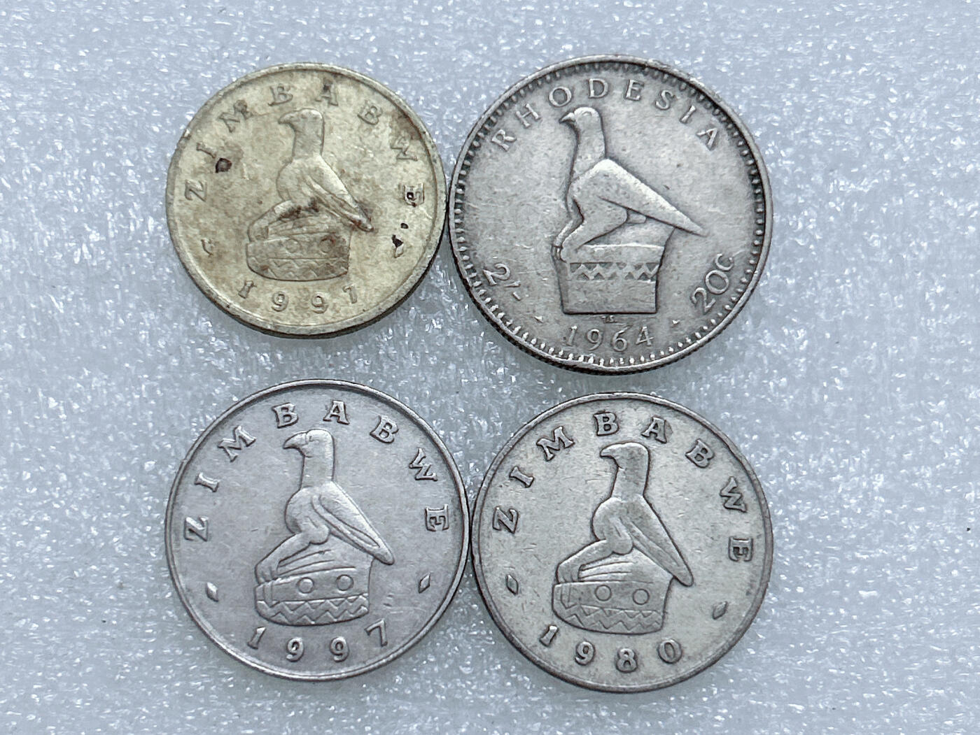 第一海外回流一元起拍收藏 散集专场  第274期 津巴布韦硬币 4枚