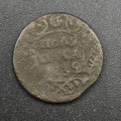 【淘币小摊】实时拍第八百一十三拍   散币场   满百包邮可预留二周 每周一统一发货   - 沙俄1735年1/4戈比双头鹰铜币