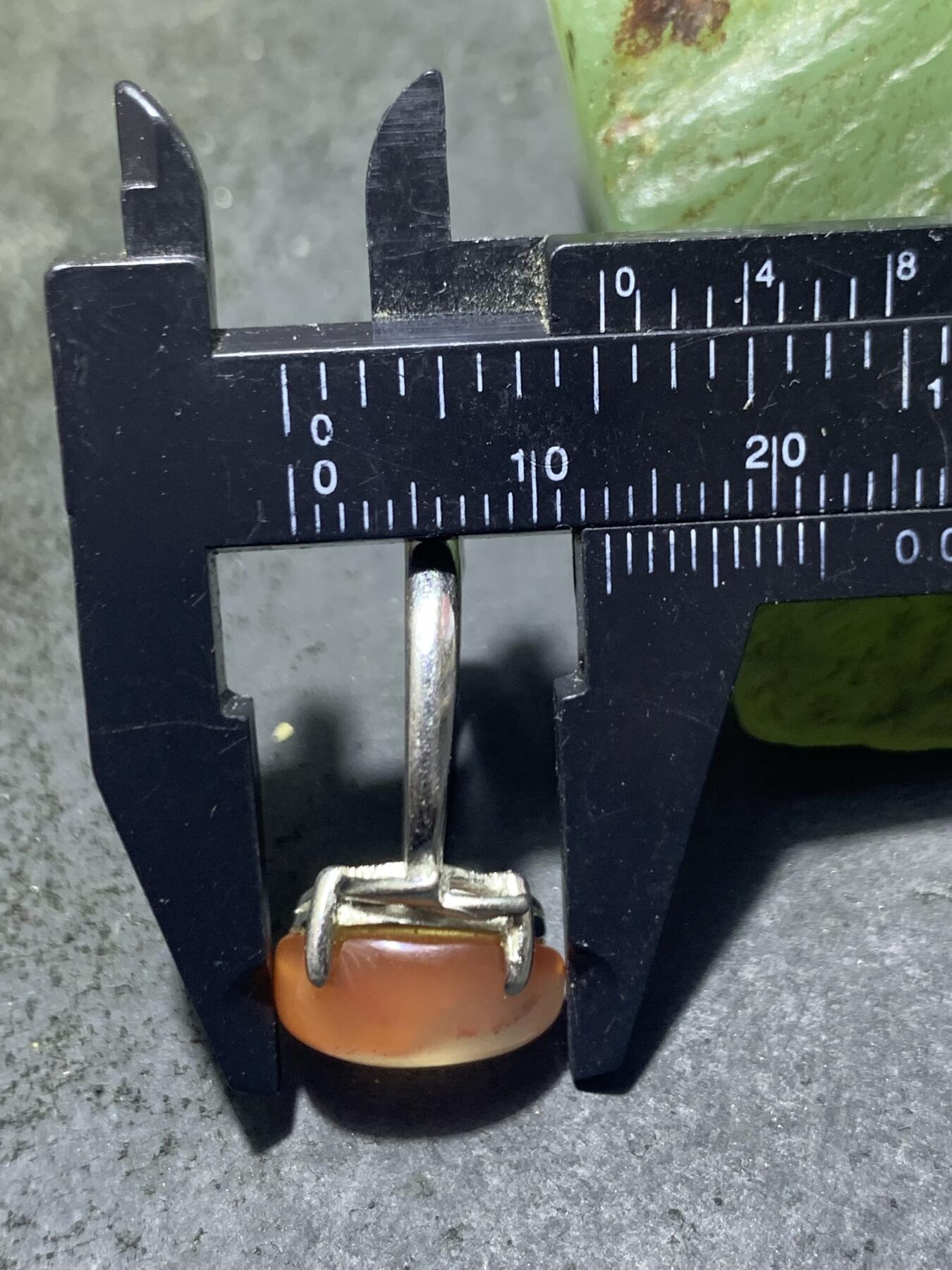 南红玛瑙荔枝冻漂红活口通货戒指一枚！